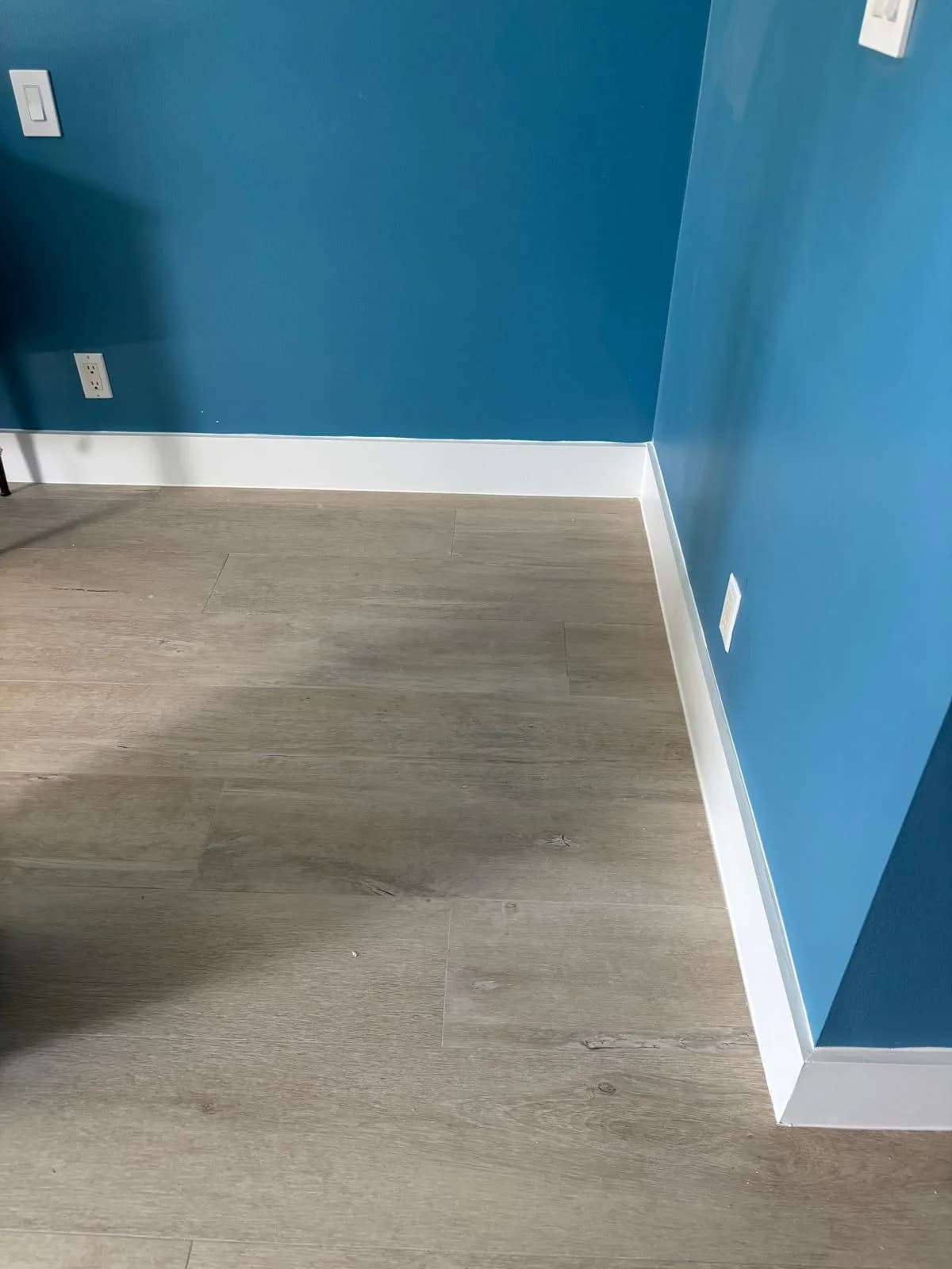Interior Painting Blue Accent Wall Parkland by JC General Painting in South Florida
