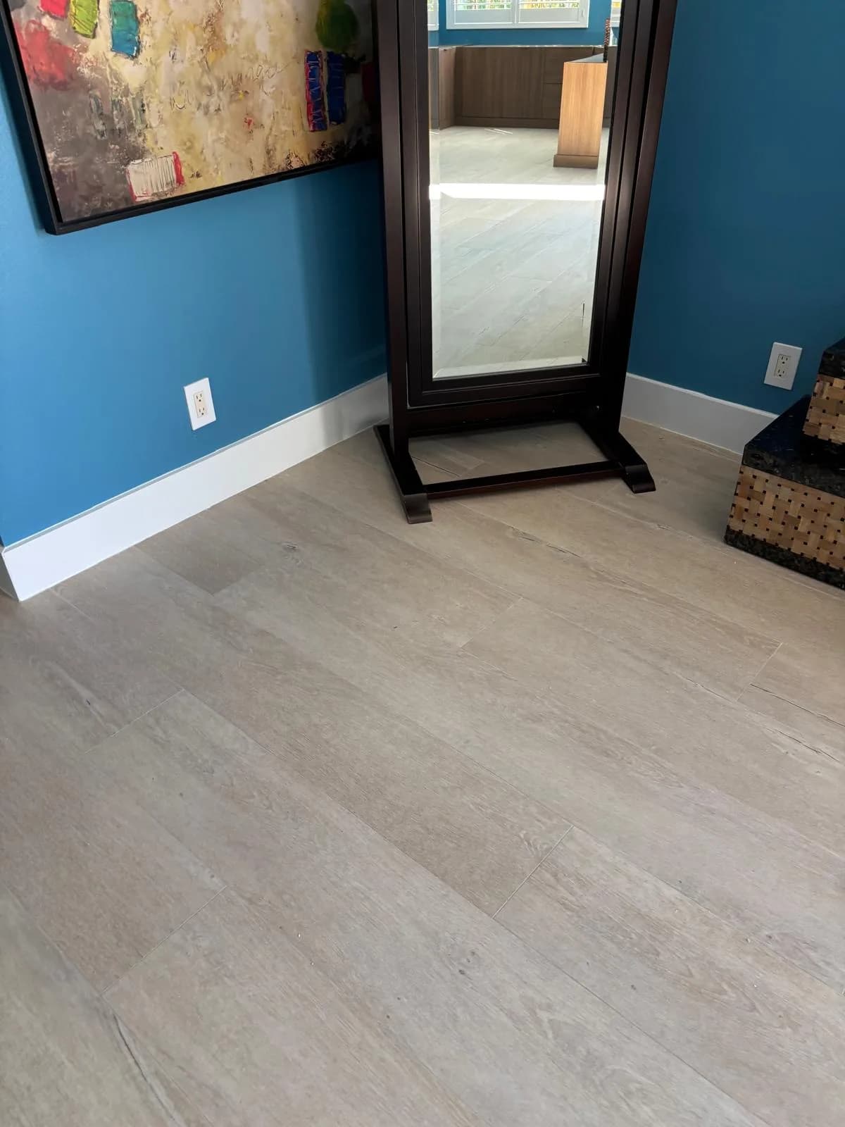 Interior Painting Blue Bedroom Wellington by JC General Painting in South Florida